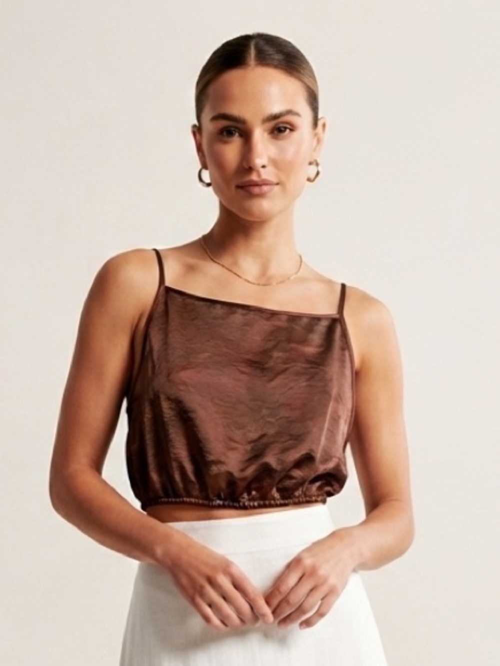 WeWoreWhat Backless Square Top